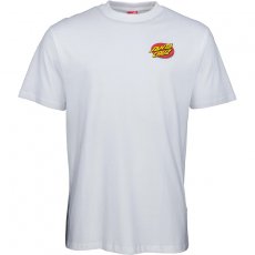 triko SANTA CRUZ - Slashed T-Shirt White (WHITE)