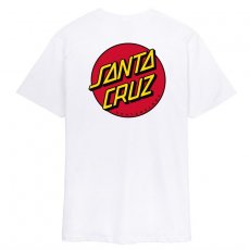 triko SANTA CRUZ - Classic Dot Chest T-Shirt White (WHITE)