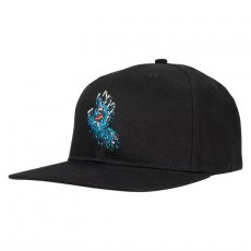 kšiltovka SANTA CRUZ - Melting Hand Snapback Cap Black (BLACK)