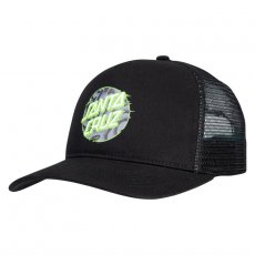 kšiltovka SANTA CRUZ - Vivid Slick Dot Meshback Cap Black (BLACK)