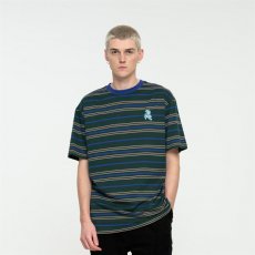 triko SANTA CRUZ - Mini Beach Bum Hand Stripe Tee Cedar Stripe (CEDAR STRIPE)