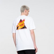 triko SANTA CRUZ - Flamed Not A Dot T-Shirt White (WHITE)