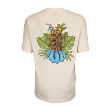 triko SANTA CRUZ - Tiki Hand T-shirt Off White (OFF WHITE)