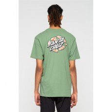 triko SANTA CRUZ - Warp Broken Dot T-Shirt Vintage Ivy (VINTAGE IVY)