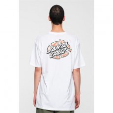 triko SANTA CRUZ - Warp Broken Dot T-Shirt White (WHITE)