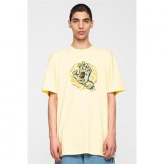 triko SANTA CRUZ - Spiral Strip Hand T-Shirt Butter (BUTTER)