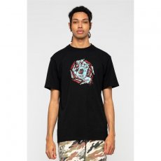 triko SANTA CRUZ - Spiral Strip Hand T-Shirt Black (BLACK)