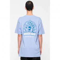 triko SANTA CRUZ - Forge Hand T-Shirt Iris Blue (IRIS BLUE)