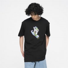 triko SANTA CRUZ - Holo Screaming Hand T-Shirt Black (BLACK)