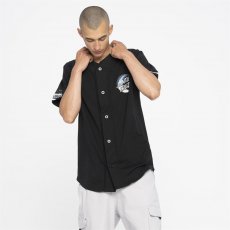 triko SANTA CRUZ - Cosmic Bone Hand Baseball Top Black (BLACK)