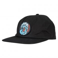 kšiltovka SANTA CRUZ - Screaming Wave Snapback Cap Black (BLACK)