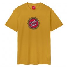 triko SANTA CRUZ - Speed MFG Dot Front T-Shirt Old Gold (OLD GOLD)