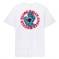 triko SANTA CRUZ - SB Hand T-Shirt White (WHITE)