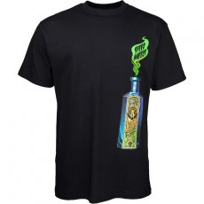 triko SANTA CRUZ - Speed Wheels Snake Oil T-Shirt Black (BLACK)