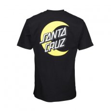 triko SANTA CRUZ - Moon Dot T-Shirt Black (BLACK)