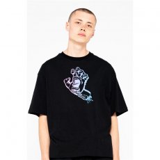 triko SANTA CRUZ - Outline Fade Hand T-Shirt Black (BLACK)