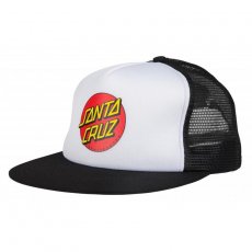 kšiltovka SANTA CRUZ - Classic Dot Mesh Cap White-Black (WHITE-BLACK)