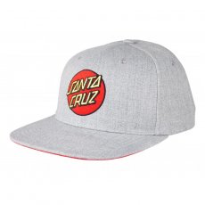 kšiltovka SANTA CRUZ - Classic Dot Snapback Heather Grey (HEATHER GREY)