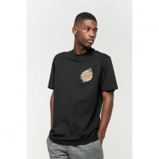 triko SANTA CRUZ - No Pattern Dot T-Shirt Black (BLACK)