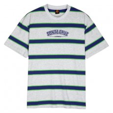 triko SANTA CRUZ - Collegiate SC Stripe Heather Stripe (HEATHER STRIPE)