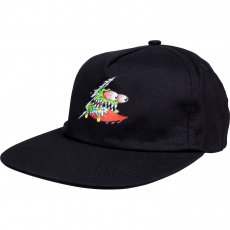 kšiltovka SANTA CRUZ - Slashed Cap Black (BLACK)