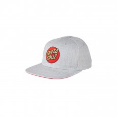 kšiltovka SANTA CRUZ - Classic Dot Snapback Heather Grey (HEATHER GREY)