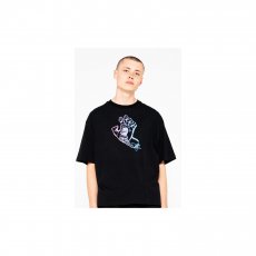 triko SANTA CRUZ - Outline Fade Hand T-Shirt Black (BLACK)