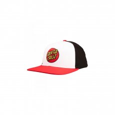 kšiltovka SANTA CRUZ - Classic Dot Snapback White Black Red (WHITE BLACK RED)