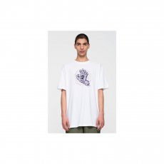 triko SANTA CRUZ - Spiral Strip Hand T-Shirt White (WHITE)