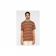 triko SANTA CRUZ - Mini Hand Stripe T-Shirt Sepia Stripe (SEPIA STRIPE)