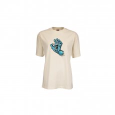 triko SANTA CRUZ - Cabana Hand T-Shirt Off White (OFF WHITE)