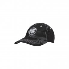 kšiltovka SANTA CRUZ - Crash Cap Black (BLACK)