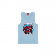 tílko SANTA CRUZ - Breaker Dot Front Vest Sky Blue (SKY BLUE)