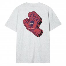 triko SANTA CRUZ - Screaming Foam Hand Athletic Heather (ATHLETIC HEATHER)