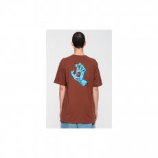 triko SANTA CRUZ - Screaming Hand Chest T-Shirt Sepia Brown (SEPIA BROWN2580)