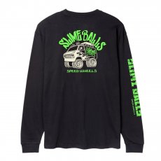 triko SANTA CRUZ - Mike Giant Van L/S T-Shirt Black (BLACK)