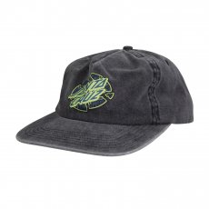 kšiltovka SANTA CRUZ - Rigid Broken Dot Snapback Black Acid Wash (BLACK ACID WASH)