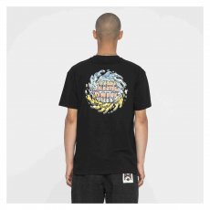 triko SANTA CRUZ - SB Logo Chrome T-Shirt Black (BLACK)