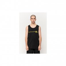 tílko SANTA CRUZ - Opus Dot Stripe Vest Black (BLACK)