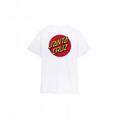 triko SANTA CRUZ - Classic Dot Chest T-Shirt White (WHITE)