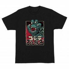 triko SANTA CRUZ - Godzilla Hand Front SS Heavyweight T-Shirt Black (152591)