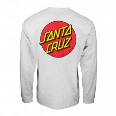 triko SANTA CRUZ - Classic Dot Chest L/S T-Shirt Athletic Heather (ATHLETIC HEATHER)