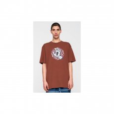 triko SANTA CRUZ - Spiral Strip Hand T-Shirt Sepia Brown (SEPIA BROWN)