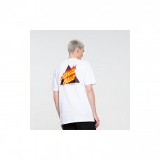 triko SANTA CRUZ - Flamed Not A Dot T-Shirt White (WHITE)