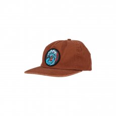 kšiltovka SANTA CRUZ - Screaming Wave Snapback Cap Brown Overdye (BROWN OVERDYE)