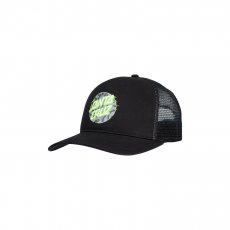 kšiltovka SANTA CRUZ - Vivid Slick Dot Meshback Cap Black (BLACK)