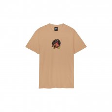 triko SANTA CRUZ - Delfino Devil Mask Front T-Shirt Taupe (TAUPE)