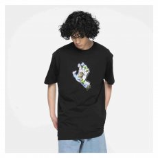 triko SANTA CRUZ - Holo Screaming Hand T-Shirt Black (BLACK)