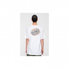 triko SANTA CRUZ - Warp Broken Dot T-Shirt White (WHITE)