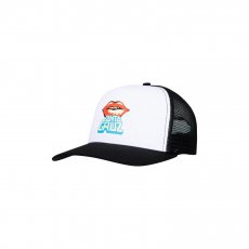 kšiltovka SANTA CRUZ - Johnson Danger Zone Lips Cap White/Black (WHITE BLACK)